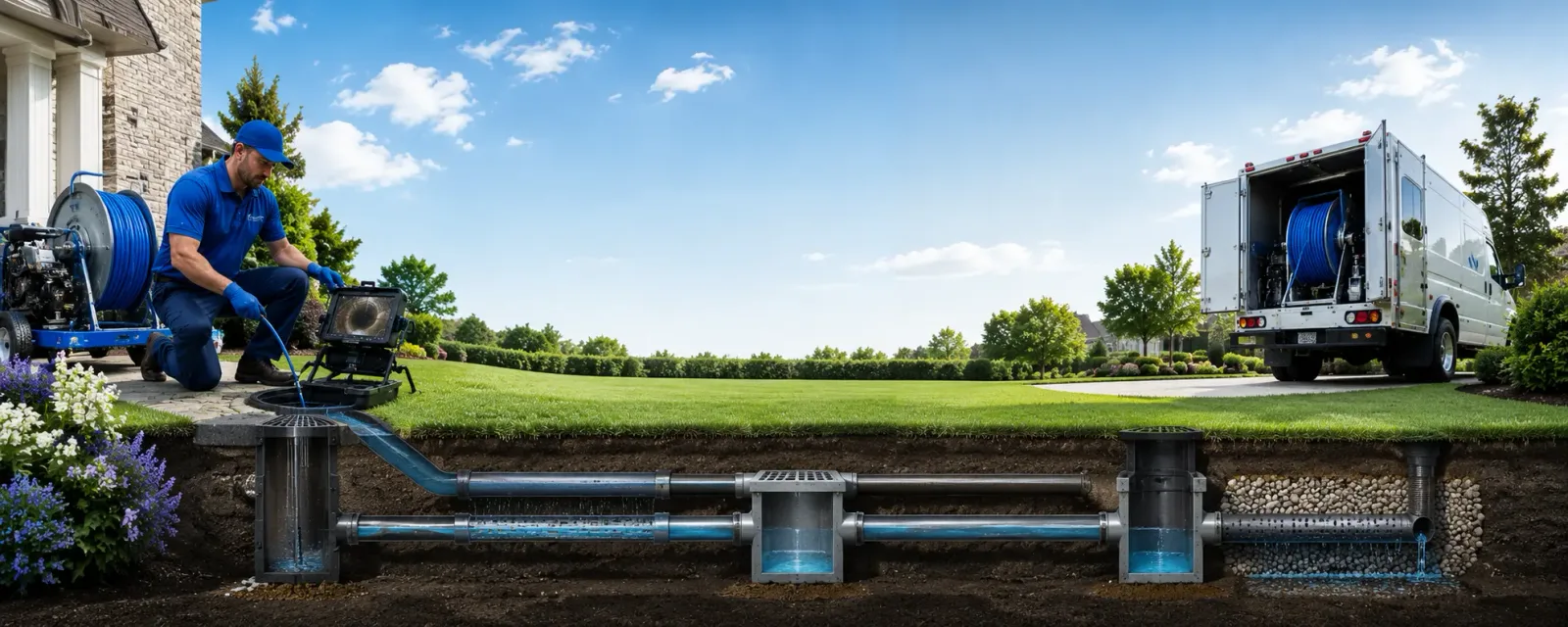 Outdoor drain cleaning information for Ferney, SD